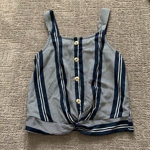 abercrombie and fitch girls botton down tank